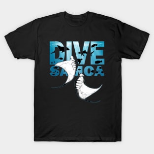 Giant Manta Rays Dive Samoa T-Shirt